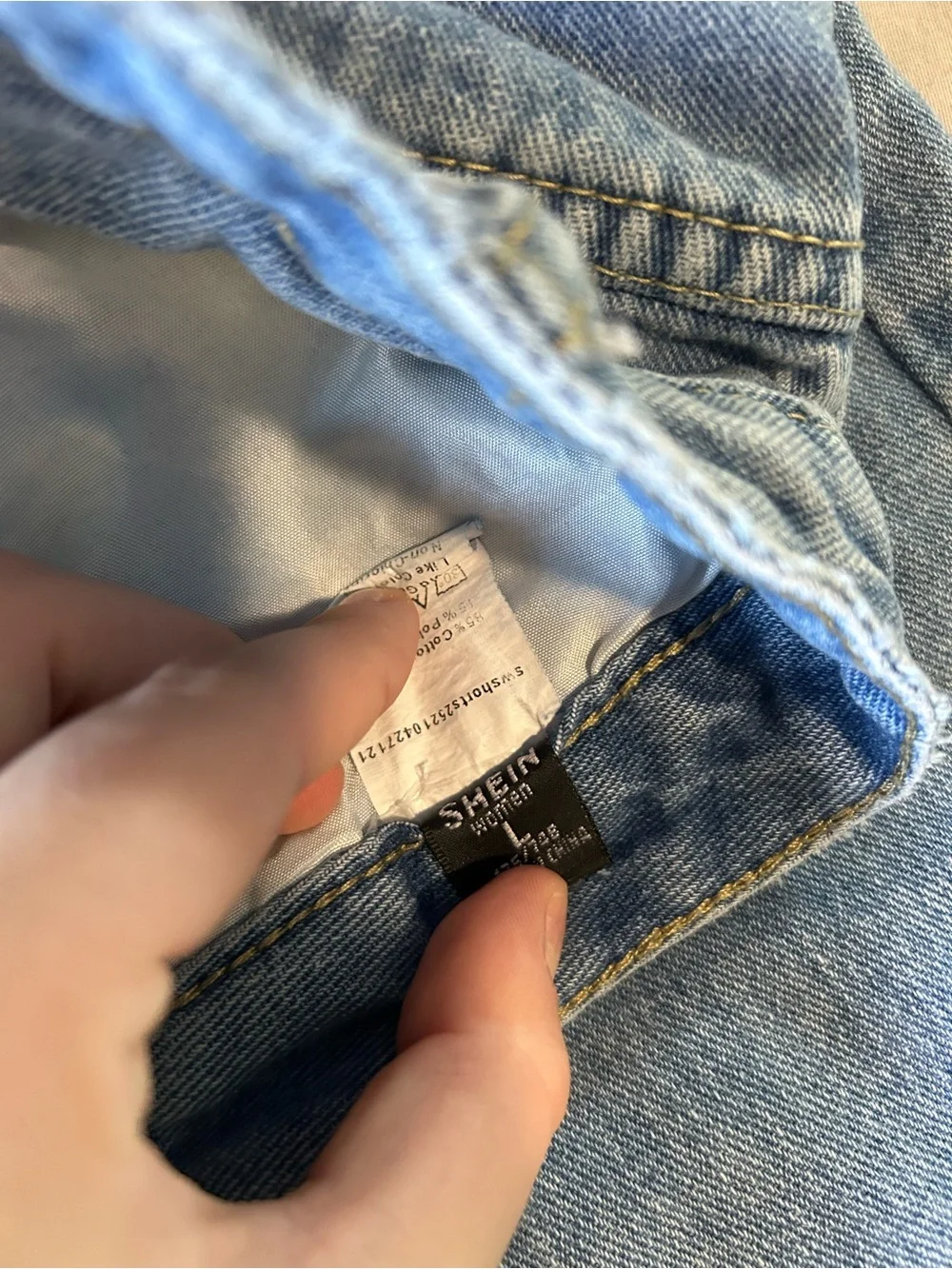 Women’s Bermuda Light Blue Long Denim Jean Shorts